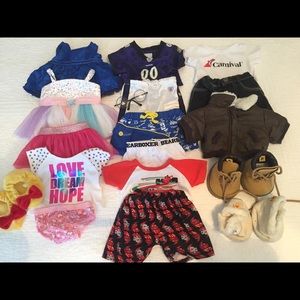 Build-A-Bear Clothing Lot